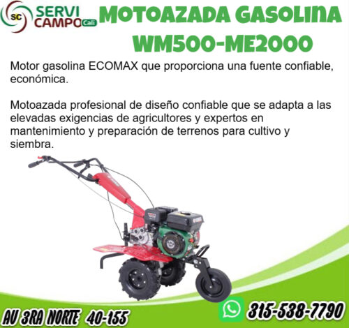 Motoazada Motor Gasolina  Ecomax 6.5hp WM500-ME200