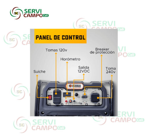 GENERADOR GASOLINA GE 2500-K