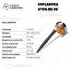 Sopladora STIHL BG86 A Gasolina (Motor 2-Mix)